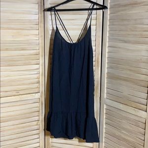 J crew navy bathing suit cover up